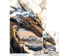 Puzzle per adulti da 1000 pezzi "Corona delle Highlands" - Gioco rilassante divertente e umoristico - Decorazione da parete - Difficile e stimolante (38x26cm)