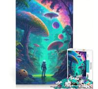 Puzzle per adulti da 1000 pezzi "Cosmic Alien Journey", gioco rilassante, ideale per passare il tempo durante le vacanze, un regalo perfetto per gli appassionati di videogiochi 50x75cm