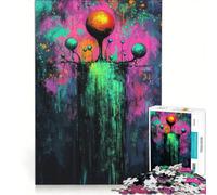 Puzzle per adulti da 1000 pezzi Cosmic Bloom - The Floating Nexus, giochi educativi, taglio di precisione, collezione d'artista, belle arti 50x75cm