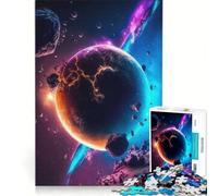 Puzzle per adulti da 1000 pezzi "Cosmic Collision", gioco educativo, rilassante e stimolante per la mente, ideale come regalo di compleanno o per occasioni speciali 38x52cm