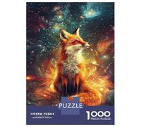 Puzzle Per Adulti Da 1000 Pezzi Cosmic Fox Majesty-1 Puzzle Per Adulti Gioco Pratico Analisi E Logica Regali Per Amici E Familiari 52x38cm/1000pcs