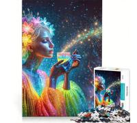 Puzzle per adulti da 1000 pezzi "Cosmic Rainbow Cup", gioco per famiglie, migliora la memoria, ideale come regalo per tutta la famiglia 50x75cm