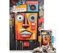Puzzle per adulti da 1000 pezzi Cronache del caleidoscopio Volti astratti Gioco pratico Taglio di precisione Regalo di compleanno e unico 50x75cm