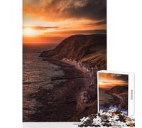 Puzzle per adulti da 1000 pezzi Crovie Village giocattolo educativo ottimi regali e giocattoli gioco educativo adatto per la decorazione della scrivania dimensioni 50x75cm