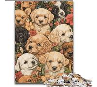 Puzzle per adulti da 1000 pezzi "Cucciolo nel mondo" Puzzle impegnativo, attività per famiglie, decorazione per la casa, regalo di Natale 50X75cm