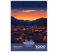 Puzzle Per Adulti Da 1000 Pezzi Cusco, Peru at Nightfall Puzzle Per Adulti Antistress Giocattoli Per Vacanze A Casa Per Passare Il Tempo Regali Unici Per Compleanno E Natale 70x50cm/1000pcs