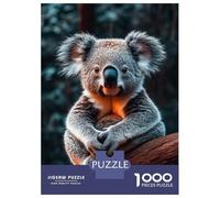 Puzzle Per Adulti Da 1000 Pezzi Cute Koala Portrait on Branch Puzzle Per Adulti Gioco Per Famiglie Migliora La Memoria Interazione Genitore-figlio 38x26cm/1000pcs