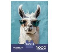 Puzzle Per Adulti Da 1000 Pezzi Cute Llama Art Puzzle Gioco Rompicapo Antistress Regali Unici Per Compleanno E Natale 52x38cm/1000pcs