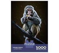 Puzzle Per Adulti Da 1000 Pezzi Cute Monkey Puzzle Per Adulti Gioco Per Famiglie Taglio Di Precisione Divertimento Attività A Casa, 52x38cm/1000pcs