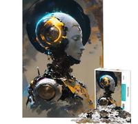 Puzzle per adulti da 1000 pezzi Cyberpunk Cyborg gioco educativo sfida gioco rilassante un'opera d'arte regalo per donne e uomini (dimensioni 38x52cm)