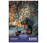 Puzzle Per Adulti Da 1000 Pezzi Dachshund Under A Tree Puzzle Per Adulti Giochi Rilassanti Gara Di Velocità Delle Mani Attività Divertenti A Casa 70x50cm/1000pcs