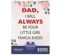 Puzzle Per Adulti Da 1000 Pezzi Dad I Will Always Be Your Puzzle Per Adulti Gioco Pratico Difficile Difficile Regali Unici Per Compleanno E Natale 70x50cm/1000pcs
