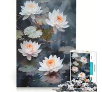 Puzzle per adulti da 1000 pezzi: dagli stagni di koi agli oceani gioco rompicapo difficile compleanno e Natale 38x52cm