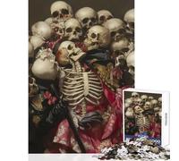 Puzzle per adulti da 1000 pezzi "Danza della Morte" Gioco interattivo da 1000 pezzi Ottimo regalo per chi ama i giochi l'analisi e la logica (38x26cm)