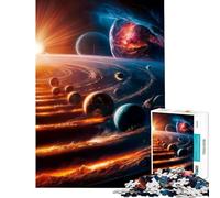 Puzzle per adulti da 1000 pezzi "Danza Galattica delle Orbite" gioco rompicapo avvincente per coltivare la pazienza ideale come regalo di compleanno (dimensioni 38x26cm)