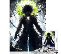 Puzzle per adulti da 1000 pezzi Dark Samurai Lord giocattoli fai da te regali di compleanno gioco per famiglie adatto per la decorazione del desktop dimensioni 38x52cm