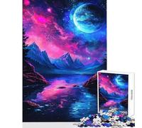 Puzzle per adulti da 1000 pezzi decorazione da parete con tema "Celeste Wilderness" giocattolo regalo di Babbo Natale segreto gioco educativo aiuta a esercitare il cervello dimensioni 38x26cm