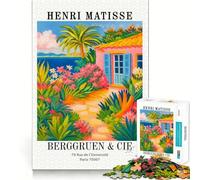 Puzzle per adulti da 1000 pezzi,decorazione per casa al mare,design finemente intagliato,allenamento mentale,divertimento rilassante,compleanno,gioco artistico (50x75cm)