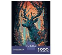 Puzzle Per Adulti Da 1000 Pezzi Deer Magic Kingdom Puzzle Per Adolescenti Giochi Per Famiglie Assemblaggio Di Modelli Attività Divertenti A Casa 38x26cm/1000pcs