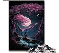 Puzzle per adulti da 1000 pezzi del Monte Fuji, Giappone. Puzzle per adulti, dimensioni 26x38cm. Ideale per gli innamorati, perfetto regalo di Natale, Capodanno e San Valentino.