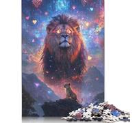 Puzzle per adulti da 1000 pezzi del Re Leone, puzzle di carta per adulti, gioco educativo, sfida, giocattolo, 1000 pezzi (75x50 cm)