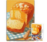 Puzzle per adulti da 1000 pezzi, delizioso pane al miele con burro, giocattolo, gioco intellettuale, un'opera d'arte, giocattolo educativo, dimensioni 38x26cm