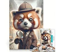 Puzzle per adulti da 1000 pezzi "Detective Panda Case", giochi per famiglie, analisi e logica, per rafforzare l'amore di coppia 38x52cm