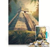 Puzzle per adulti da 1000 pezzi di Chichen Itza, gioco fai-da-te, migliora la memoria, ideale come regalo per tutta la famiglia 38x52cm