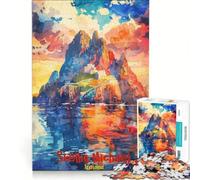 Puzzle per adulti da 1000 pezzi di Skelling di Michael Art Poste gioco pratico impegnativo da completare collezione d'artista belle arti 38x26cm