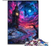 Puzzle per adulti da 1000 pezzi, difficile, misterioso Big Ben, adatto a persone dai 14 anni in su, giochi educativi, regali di Babbo Natale segreto (dimensioni 50x75cm)