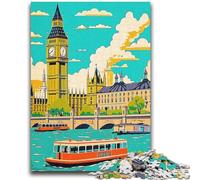 Puzzle per adulti da 1000 pezzi, difficili da realizzare, giochi educativi fai da te, giocattoli, ideali come regalo per tutta la famiglia (dimensioni 50x70cm)