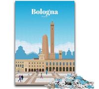 Puzzle per adulti da 1000 pezzi, difficili da realizzare, viaggio a Bologna, ideali come regali per tutta la famiglia, adatti per bambini di età compresa tra 50 e 75cm