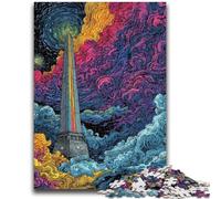 Puzzle per adulti da 1000 pezzi, difficili puzzle da dividere con obelisco celeste per adolescenti, adatti come decorazione da scrivania per bambini dai 14 anni in su (75x50cm)