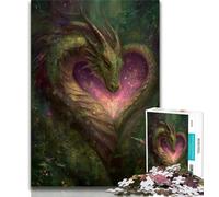 Puzzle per adulti da 1000 pezzi,difficili puzzle fantasy con draghi volanti per adulti,giocattoli da gioco Ogni pezzo è unico Gioco divertente e stimolante per tutta la famiglia (dimensioni 38x26cm)