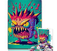 Puzzle per adulti da 1000 pezzi difficili raffiguranti creature malvagie dei graffiti ideali come regali per tutta la famiglia adatti per bambini di età compresa tra 75x50cm e 14 anni