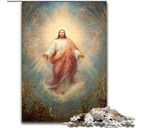 Puzzle per adulti da 1000 pezzi, difficili, raffiguranti Gesù, adatti a persone dai 14 anni in su, giochi educativi, regali di Babbo Natale segreto (dimensioni 26x38cm)
