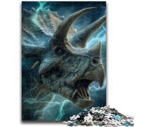 Puzzle per adulti da 1000 pezzi, dinosauri, 1000 pezzi per adolescenti, attività divertenti per la casa, giocattoli per i giorni di pioggia, regali di compleanno (50x75cm)