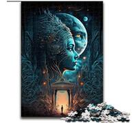 Puzzle per adulti da 1000 pezzi "Dio della saggezza", gioco stimolante e gioco per famiglie con pezzi completamente interconnessi e di forma casuale (dimensioni 26x38cm)