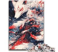 Puzzle per adulti da 1000 pezzi, Dio delle volpi, gioco impegnativo e gioco per famiglie, regali di Babbo Natale segreto, 38x26cm
