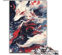 Puzzle per adulti da 1000 pezzi "Dio delle volpi", regalo perfetto per la casa e il divertimento in famiglia, dai 14 anni in su (dimensioni 50x75cm)