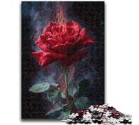 Puzzle per adulti da 1000 pezzi, dipinto a olio di rose, per adolescenti, gioco per famiglie, antistress, sfida difficile, adatto alle coppie (75x50cm)