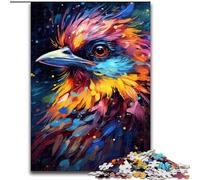 Puzzle per adulti da 1000 pezzi, dipinto a tema passero colorato, in legno, perfetto per decorare la casa o l'ufficio, regalo di Natale ideale, 50x75cm, gioco interattivo per famiglie