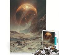 Puzzle per adulti da 1000 pezzi Discovery Planet Impossible - Gioco antistress compleanno e Natale 38x52cm