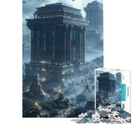 Puzzle per adulti da 1000 pezzi distopia greca divertimento a casa attività perfette per la decorazione gioco impossibile per ragazzi dai 14 anni in su 38x26cm