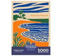 Puzzle Per Adulti Da 1000 Pezzi Dolce Far Niente Beach Illustration Puzzle Per Adulti Giocattoli Antistress Regalo Di Compleanno Regalo Di Compleanno Unico 38x26cm/1000pcs