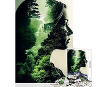 Puzzle per adulti da 1000 pezzi Donna Guardiana della Terra gioco rompicapo sfida impegnativa giocattolo fai da te compleanno e Natale (38x52cm)