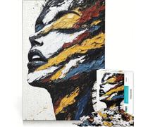 Puzzle per adulti da 1000 pezzi "Donna innamorata" gioco rompicapo difficile ideale come regalo per tutta la famiglia 38x26cm