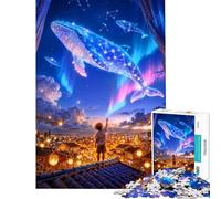 Puzzle per adulti da 1000 pezzi "Dove i sogni prendono il volo" gioco per famiglie regalo per donne divertimento a casa (dimensioni 38x26cm)