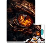 Puzzle per adulti da 1000 pezzi, draghi della terra, occhio d'ambra, gioco stimolante, ideale come regalo per tutta la famiglia (dimensioni 38x26cm)