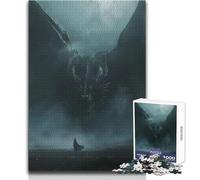 Puzzle per adulti da 1000 pezzi, Drago che risorge dall'oscurità, gioco intellettuale, sfida difficile, idee regalo, dimensioni 50x75cm